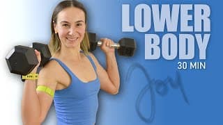 30 Min LOWER BODY Super sets with Dumbbells