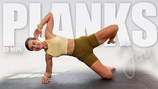 10 Min Wrist Friendly Dynamic Planks | CORE Workout workout thumbnail