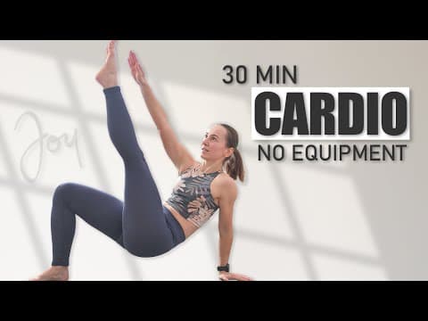 30 Min Cardio and Strength Workout at Home - No Equipment - No Repeats