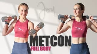 40 Min Metcon FULL BODY Workout with ABS Finisher