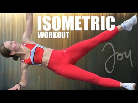 15 Min ISOMETRIC Holds Workout | Legs and core focus