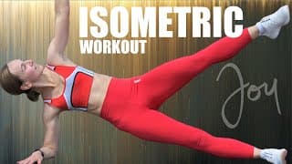 15 Min ISOMETRIC Holds Workout | Legs and core focus