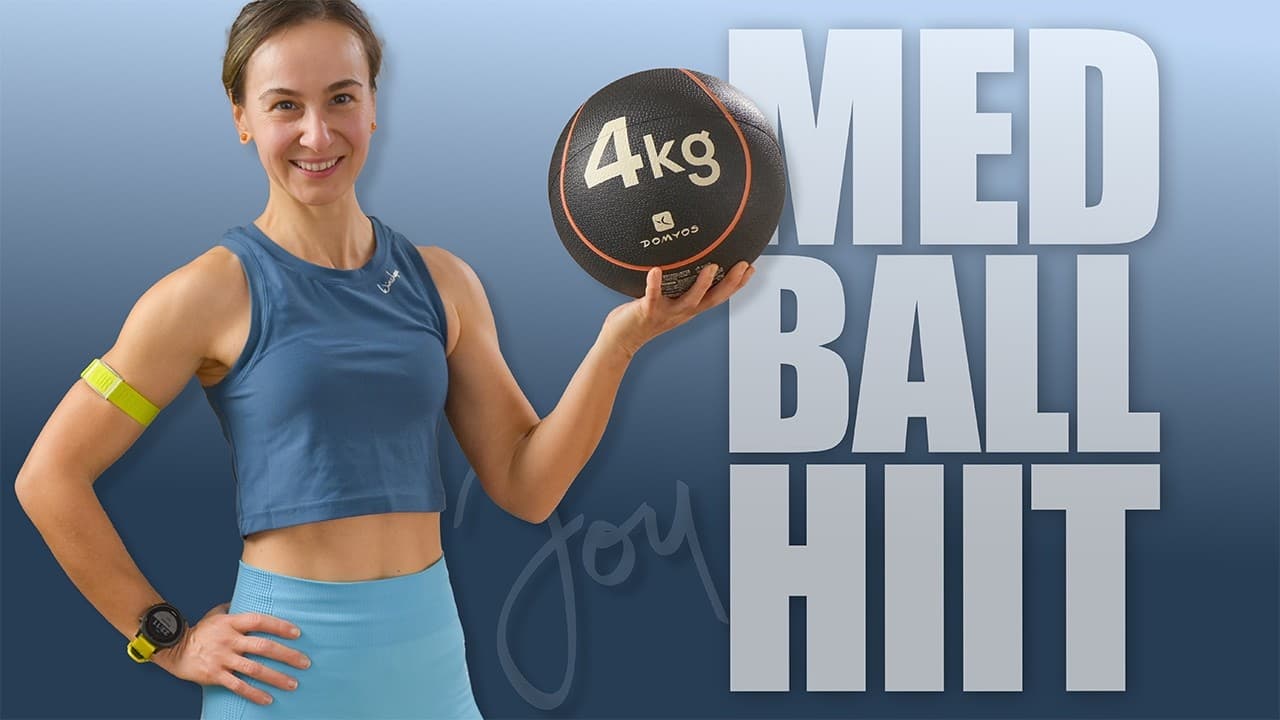 20 Min Medicine Ball FULL BODY HIIT