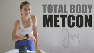 40 Min TOTAL BODY METCON | Strength and Cardio Workout with Kettlebell or Dumbbells