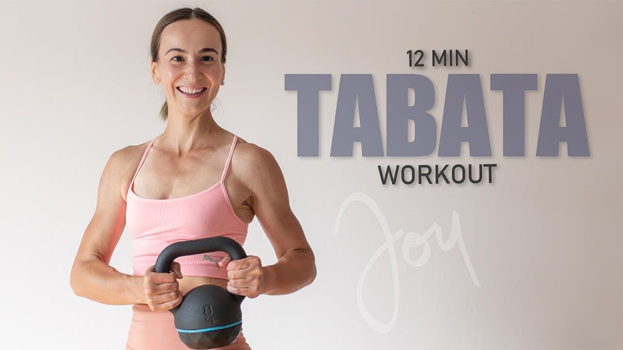 12 Min Kettlebell TABATA | Full Body Fat-Burning HIIT at Home