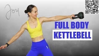 30 Min FULL BODY KETTLEBELL Workout | All standing | Fun combos