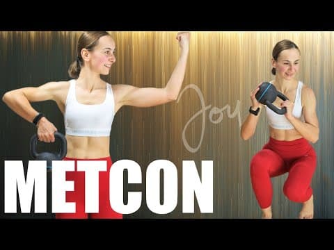 35 Min Kettlebell FULL BODY Metcon |  Fat Burn and Muscle Definition