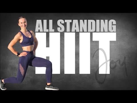 All Standing CARDIO HIIT - JUMP ROPE & BODY WEIGHT Workout