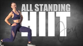 All Standing CARDIO HIIT - JUMP ROPE & BODY WEIGHT Workout