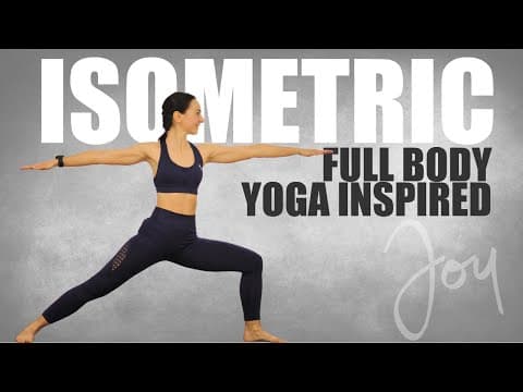 ISOMETRIC Workout FULL BODY - YOGA Inspired - Static holds - No repeats