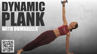 How to make a Plank even Harder | Dynamic Plank Workout using Dumbbells