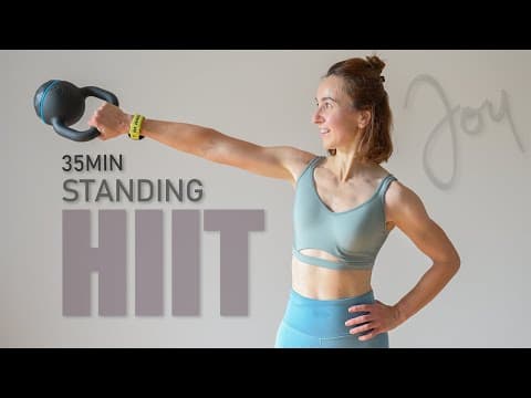 35 Min ALL Standing HIIT Workout - Just Swings