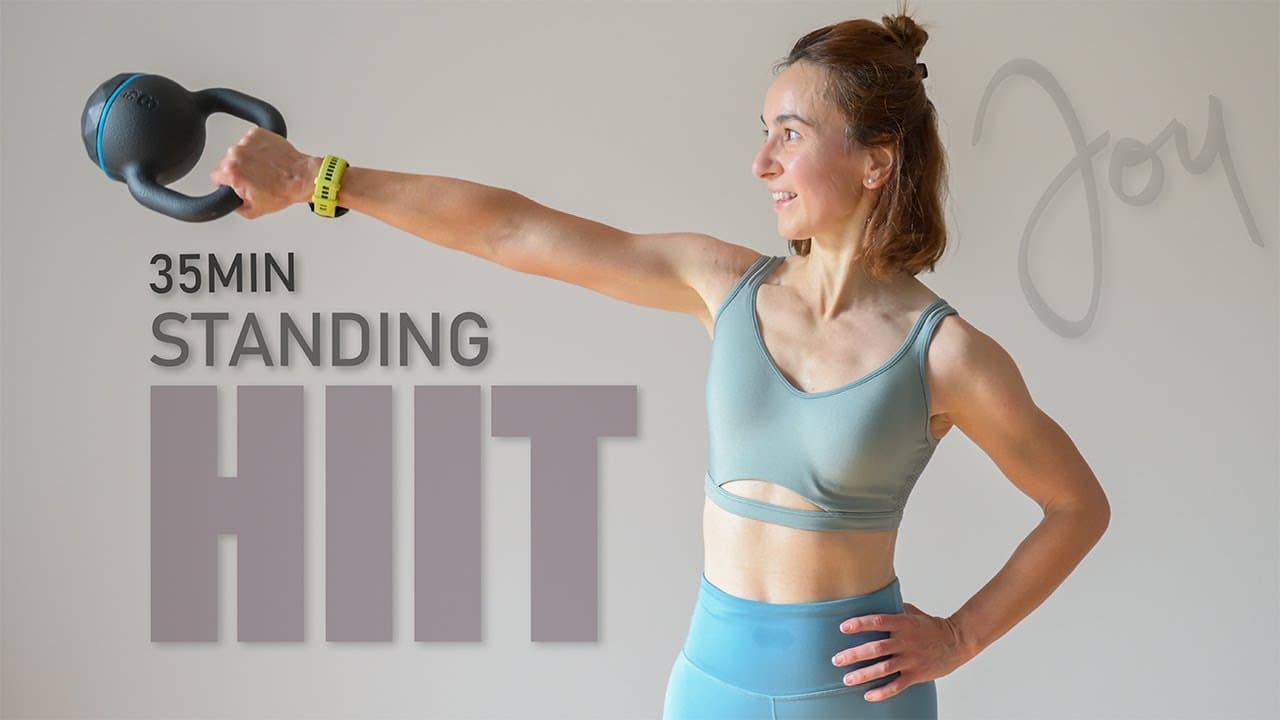 35 Min ALL Standing HIIT Workout - Just Swings