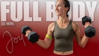 30 Min Sculpt Program Day 18 Superset Dumbbell | FULL BODY Workout workout thumbnail