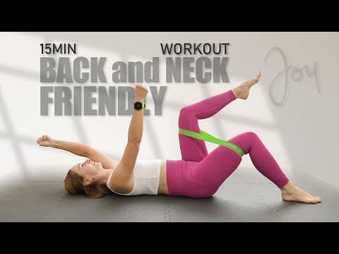15 Min ABS and CORE exercises that go easy on your BACK and NECK