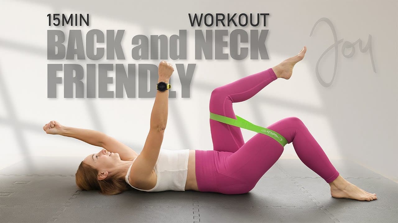 15 Min ABS and CORE exercises that go easy on your BACK and NECK