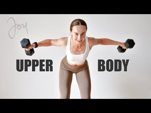 25 Min Standing ARMS, SHOULDERS and BACK with Dumbbells | Cardio Workout