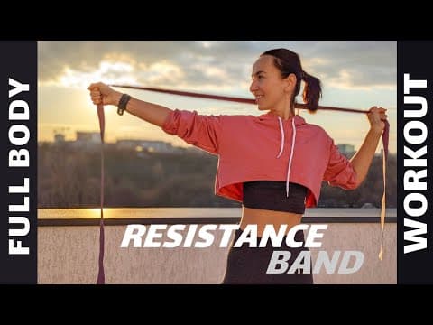 Full Body Workout with RESISTANCE BAND | Low Impact | No Repeats