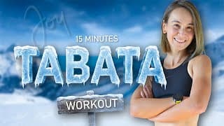 15 Min TABATA FULL BODY Workout - No Equipment - No talking