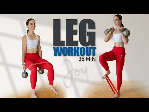 35 Min LEG Workout - Knee Friendly | No Squats | No Lunges | No Jumping