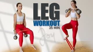 35 Min LEG Workout - Knee Friendly | No Squats | No Lunges | No Jumping