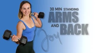 30 Min Standing UPPER BODY Workout (1 Week Standing Workouts Program)
