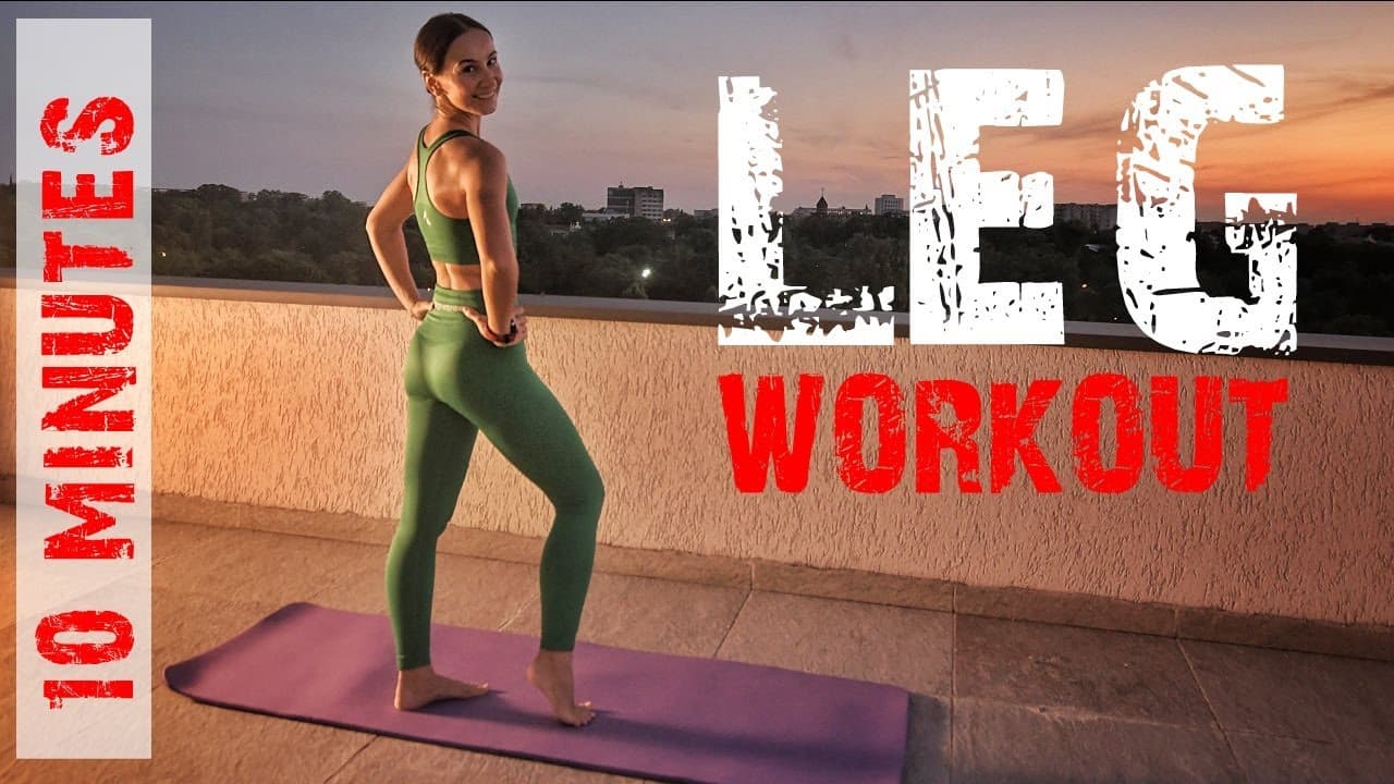 10 min Leg Workout at Home for Women