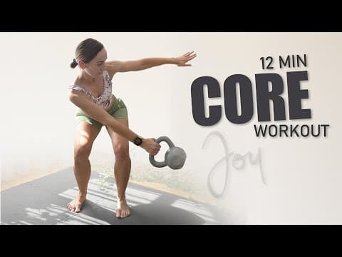 12 Min CORE Workout with Kettlebell