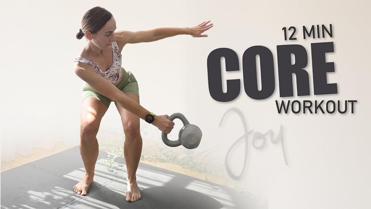 12 Min CORE Workout with Kettlebell