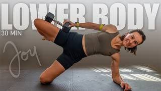 30 Min Dumbbell GLUTES and HAMSTRING Workout workout thumbnail