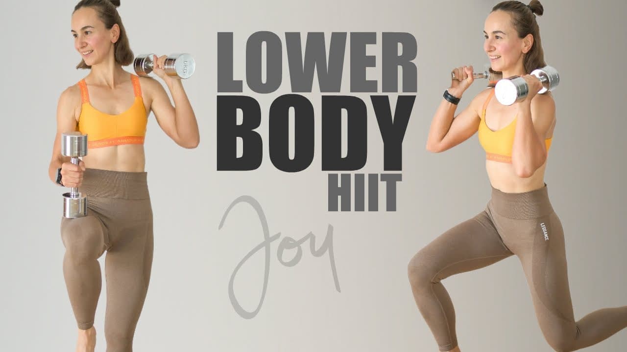 30 Min Standing LEG Metcon Workout | With Dumbbells