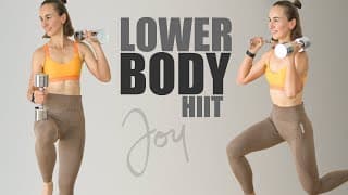 30 Min Standing LEG Metcon Workout | With Dumbbells