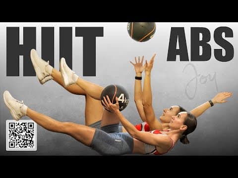 15 Min HIIT Abs with Medicine Ball - it will make your ab muscles WOBBLE!