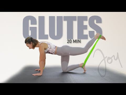 20 Min Pilates GLUTES Workout with Mini Resistance Band