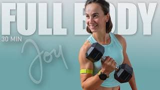 30 Min Sculpt Program Day 3 Dumbbell Supersets | FULL BODY Workout workout thumbnail