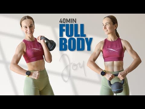 40-Min Total Body Tone-Up Kettlebell Power Session thumbnail