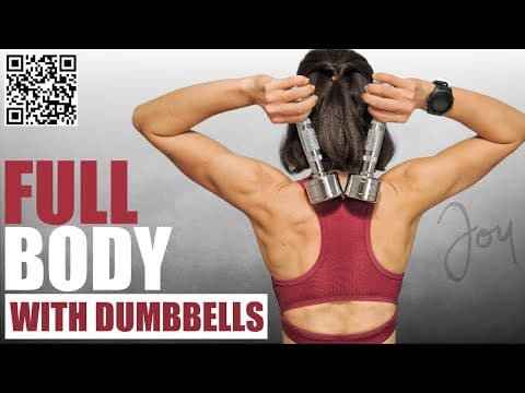 30 Min Full Body Toning & Strengthening Home Workout with Light Dumbbells